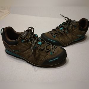 Mammut Brown and Teal Athletic Shoes